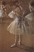 Edgar Degas Dress rehearsal Dancer oil